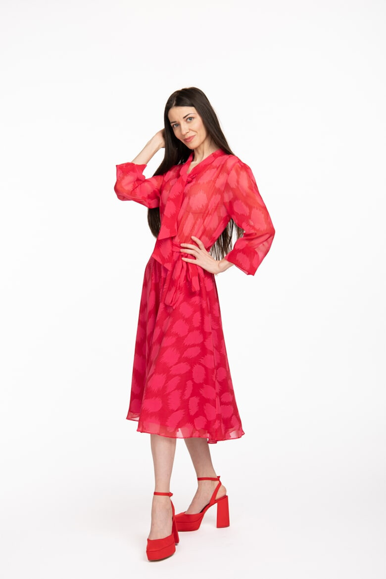Couture de Marie Рокля Sofi Veil - Червен/Розово - Pepit.bg