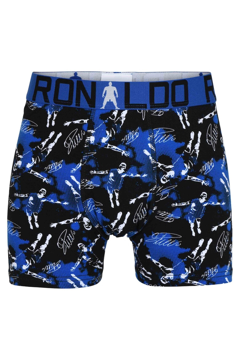 CR7 Боксерки с лого на талията - 5 чифта - Черен/Сив/Син - Pepit.bg