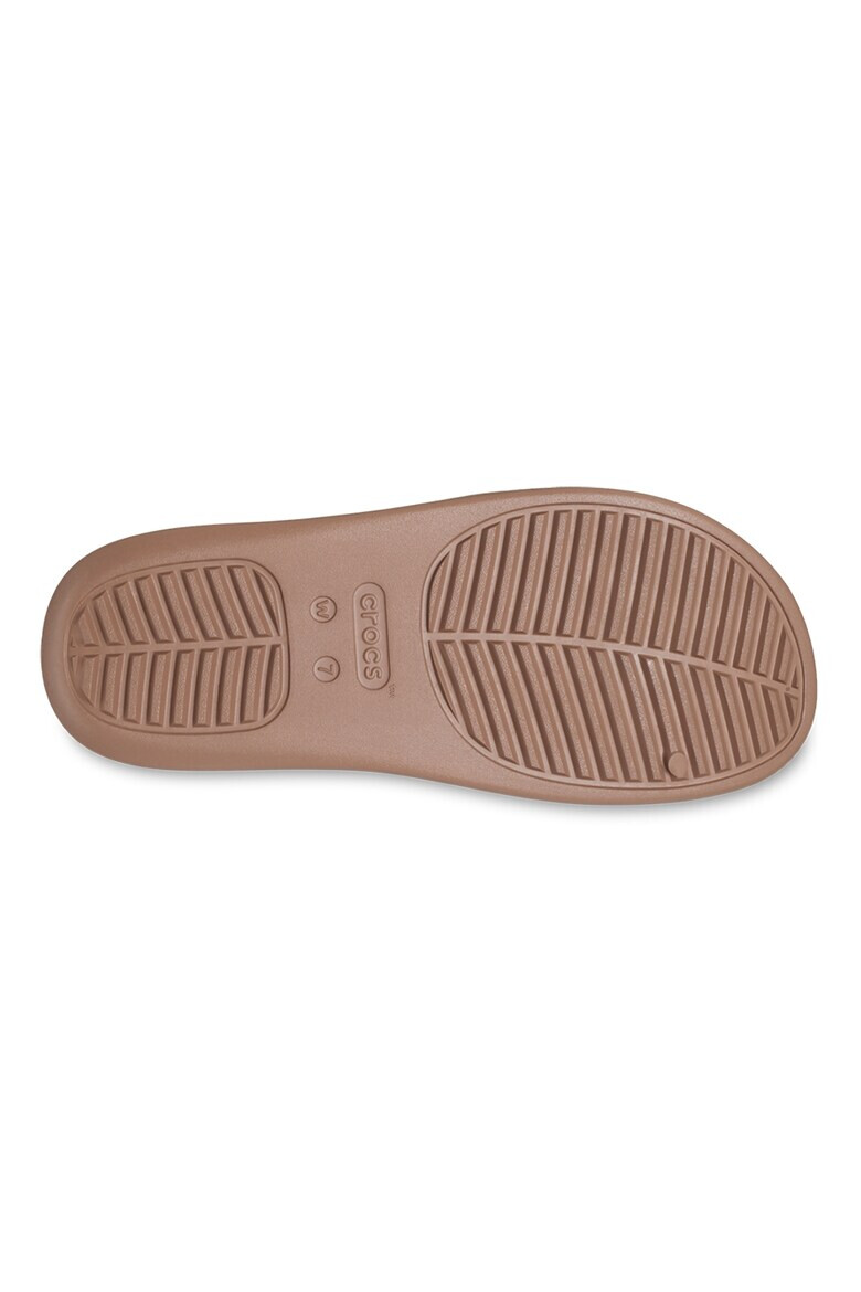 Crocs Чехли с платформа и лого - Pepit.bg