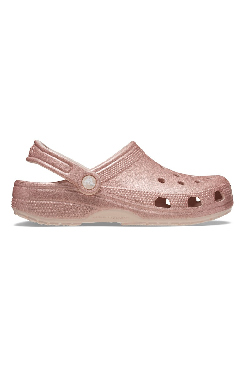Crocs Крокс Classic с бляскав дизайн - Прашно розово - Pepit.bg