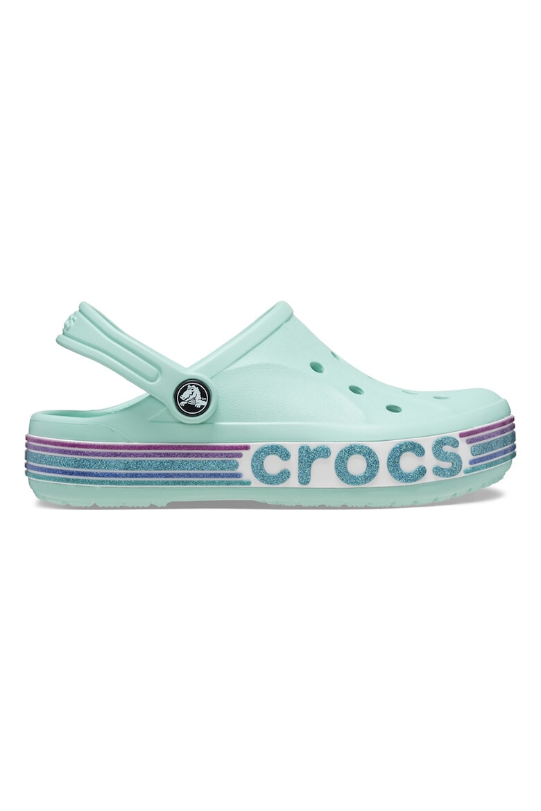 Crocs Крокс с брокатена дъга и лого - Pepit.bg