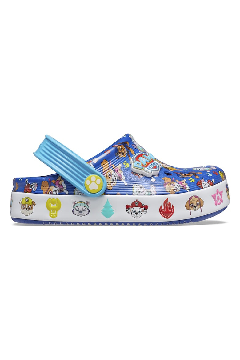 Crocs Крокс с каишка на петата и шарка на Paw Patrol - Pepit.bg