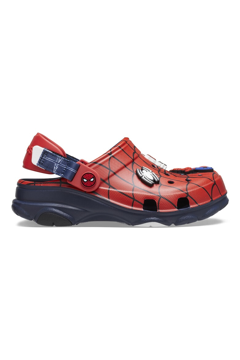 Crocs Крокс с каишка на петата и шарка на Spiderman - Pepit.bg