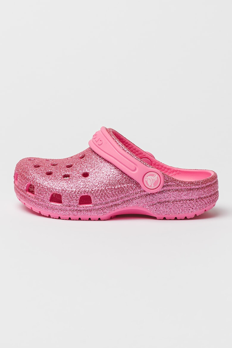 Crocs Крокс с отворена пета и бляскав ефект - Pepit.bg