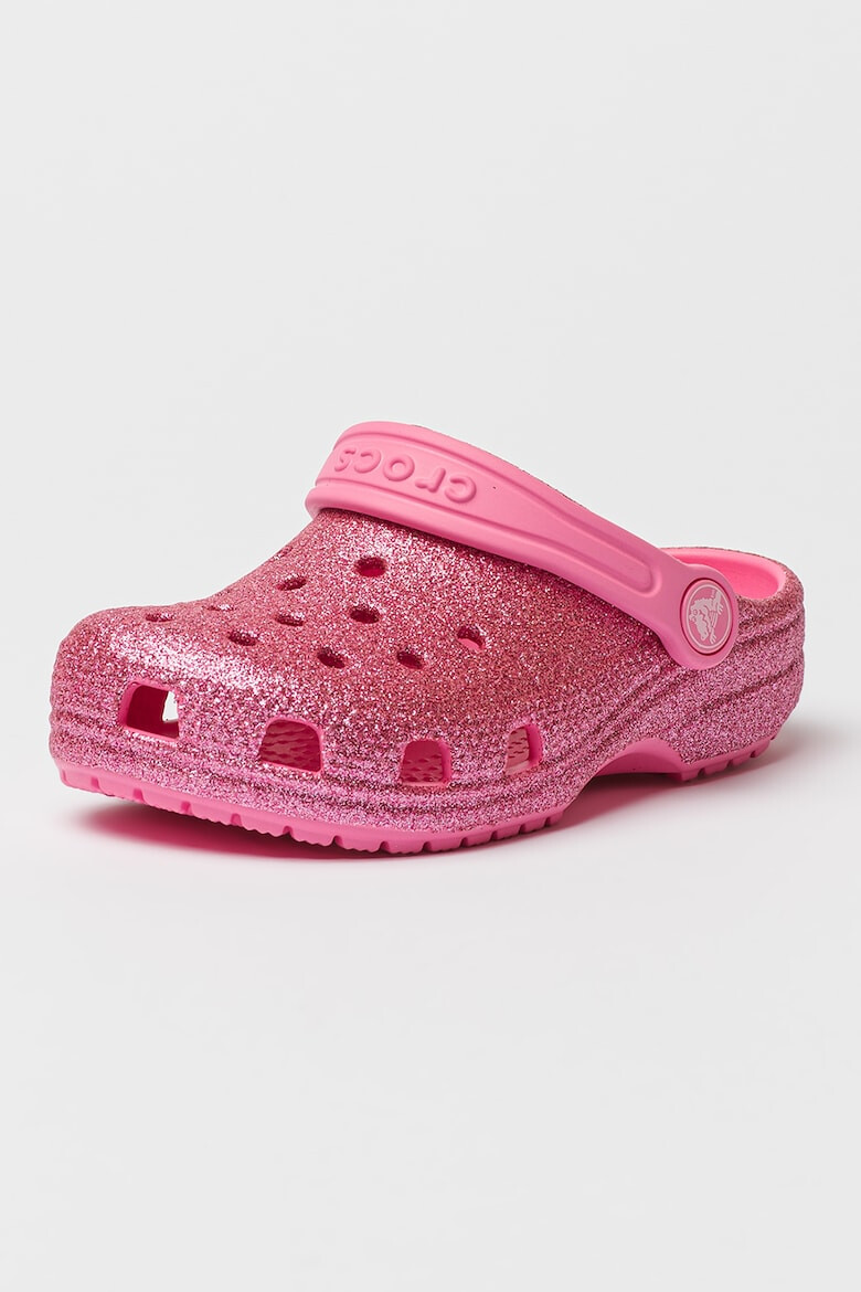 Crocs Крокс с отворена пета и бляскав ефект - Pepit.bg