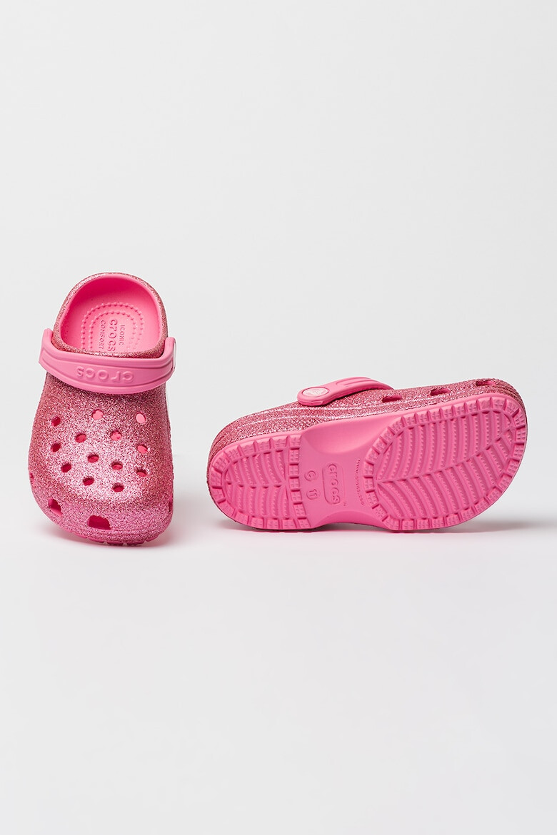 Crocs Крокс с отворена пета и бляскав ефект - Pepit.bg