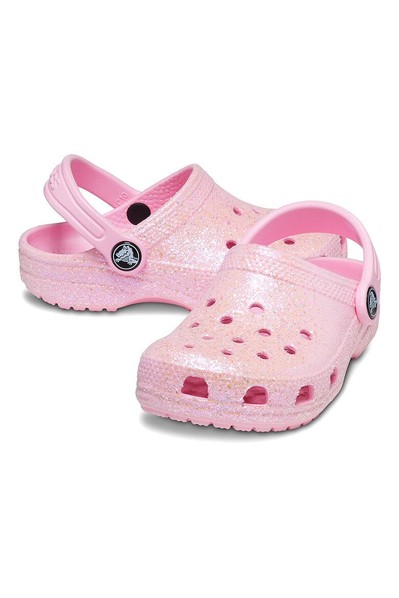 Crocs Крокс с отворена пета и бляскав ефект - Pepit.bg