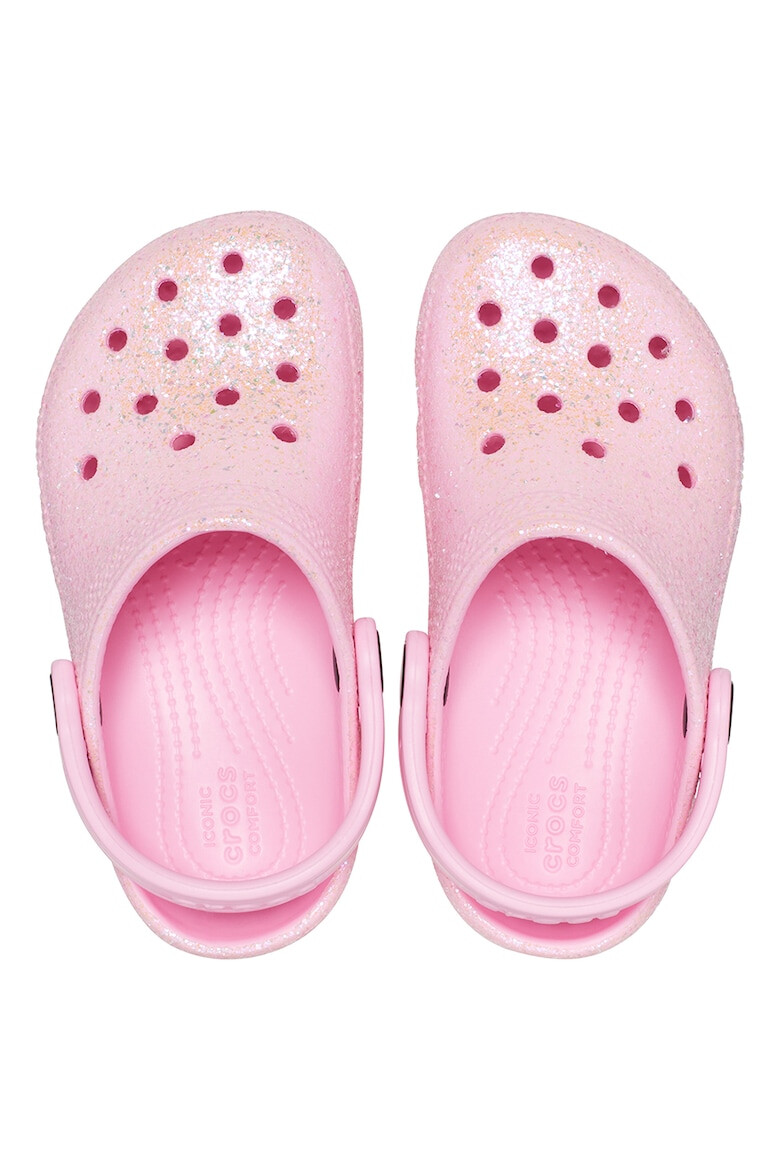 Crocs Крокс с отворена пета и бляскав ефект - Pepit.bg