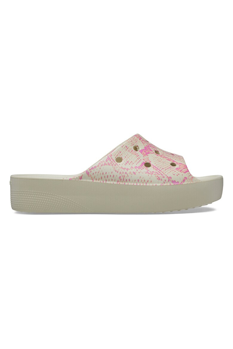 Crocs Перфорирани чехли Classic с шарка и платформа - Pepit.bg