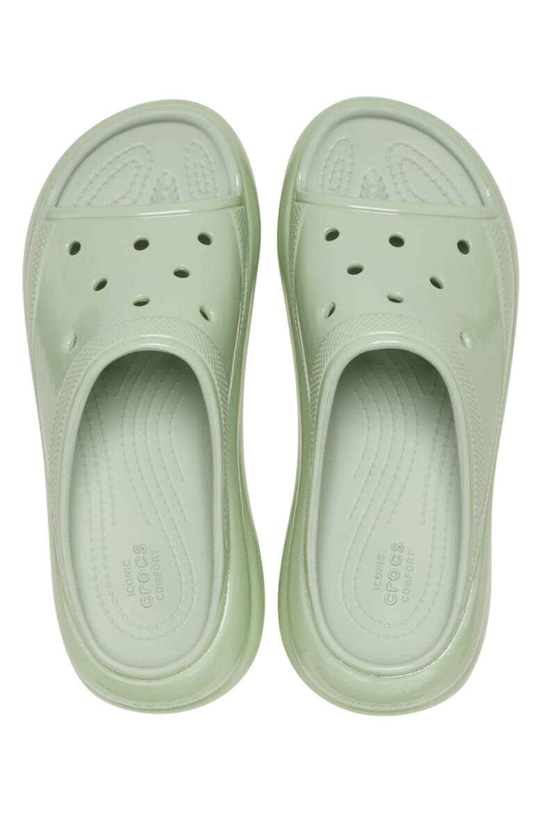 Crocs Перфорирани скосени чехли Crush High - Pepit.bg
