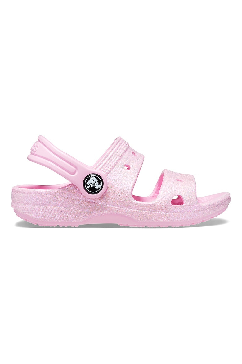 Crocs Сандали с бляскав ефект и отворена пета - Pepit.bg