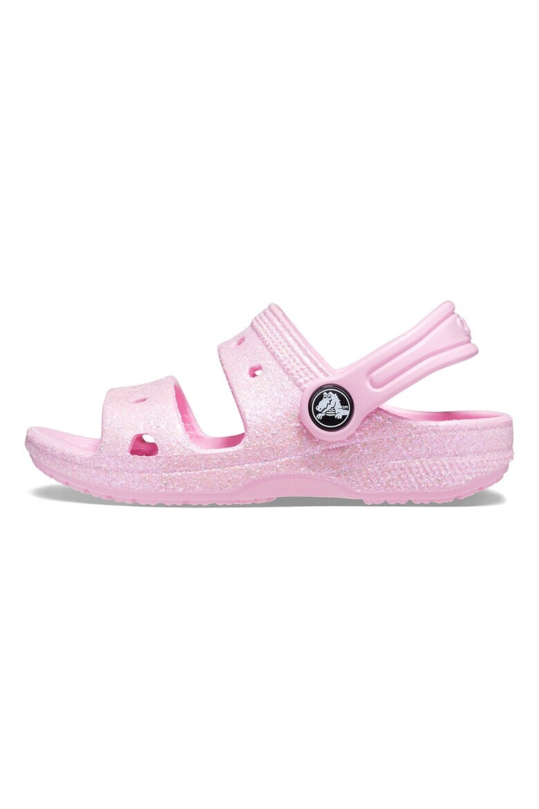 Crocs Сандали с бляскав ефект и отворена пета - Pepit.bg