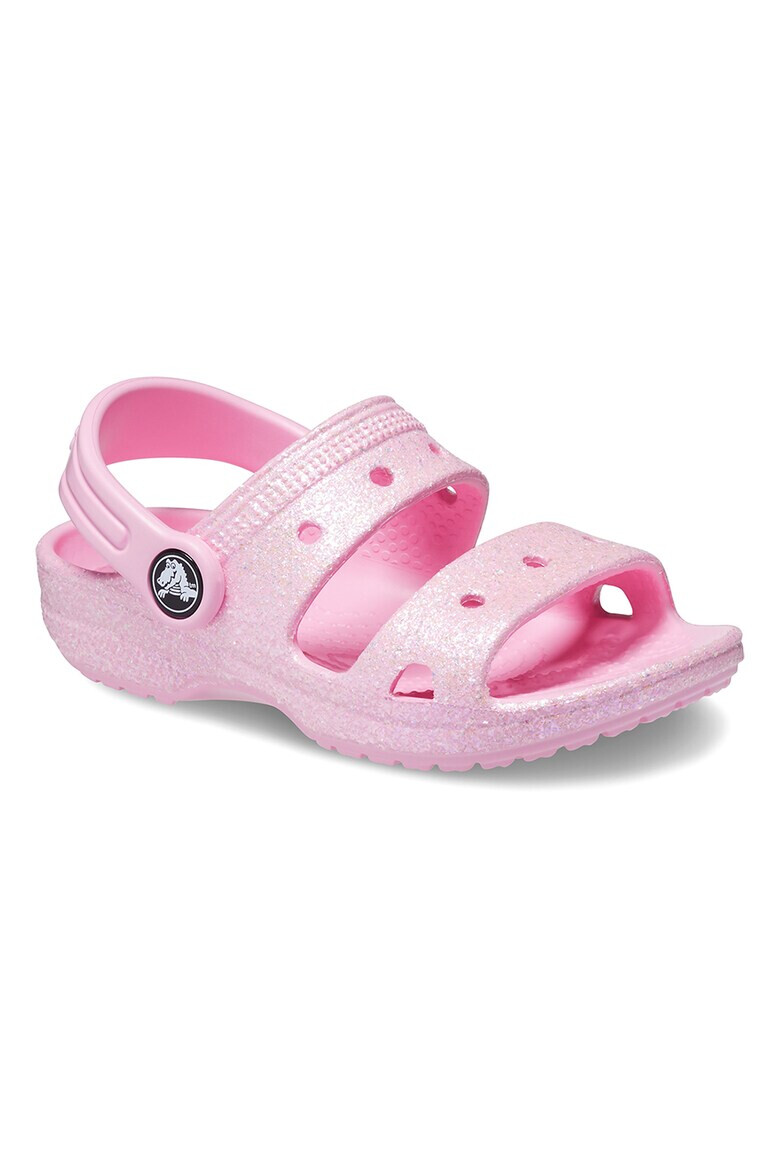 Crocs Сандали с бляскав ефект и отворена пета - Pepit.bg