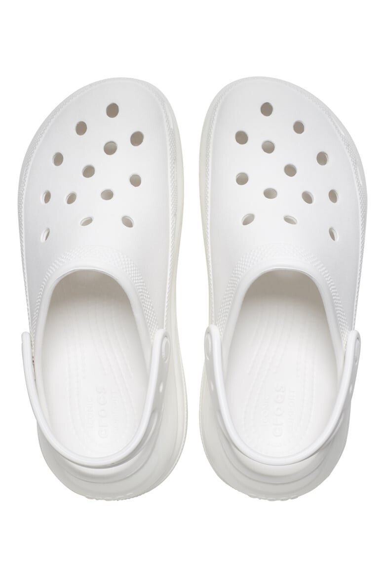 Crocs Скосено сабо Mega Crush - Бял - Pepit.bg