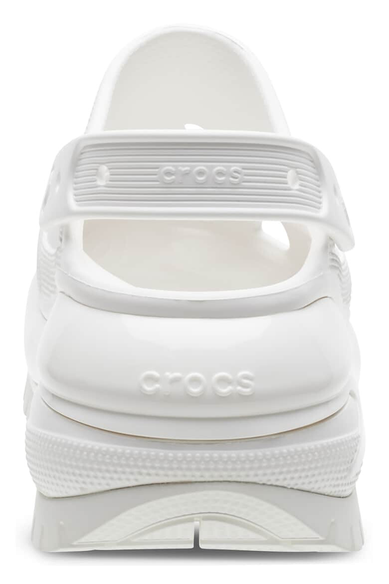 Crocs Скосено сабо Mega Crush - Бял - Pepit.bg