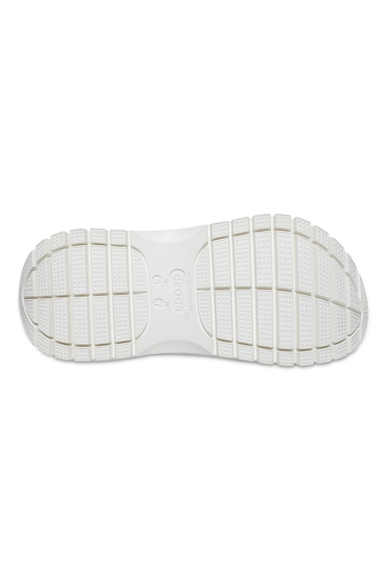 Crocs Скосено сабо Mega Crush - Бял - Pepit.bg