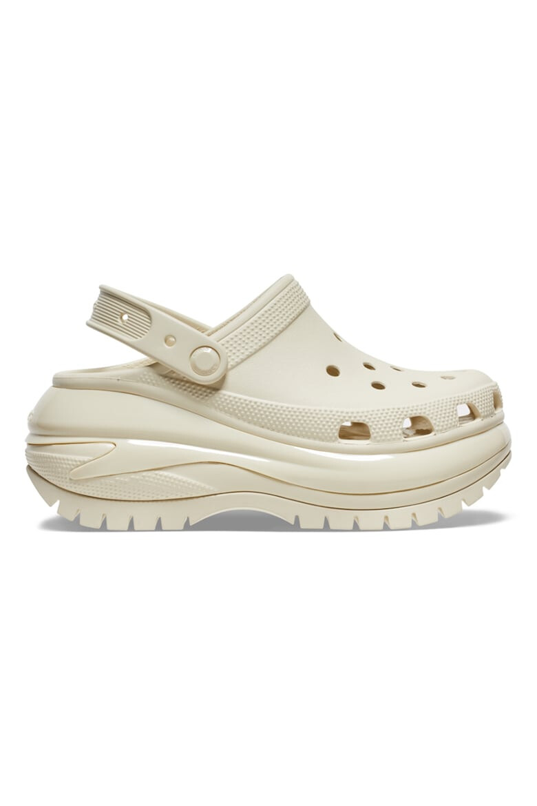 Crocs Скосено сабо Mega Crush - Крем - Pepit.bg