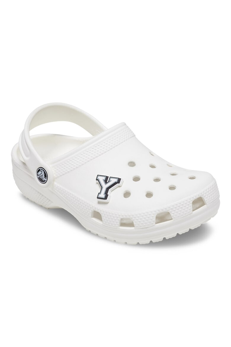 Crocs Талисман буква Jibbitz™ Черен/Бял/Сив - Pepit.bg