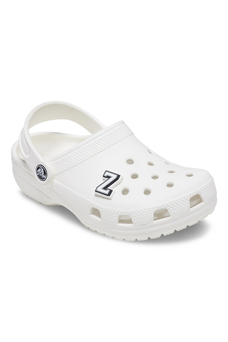 Crocs Талисман буква Jibbitz™ Черен/Бял/Сив - Pepit.bg