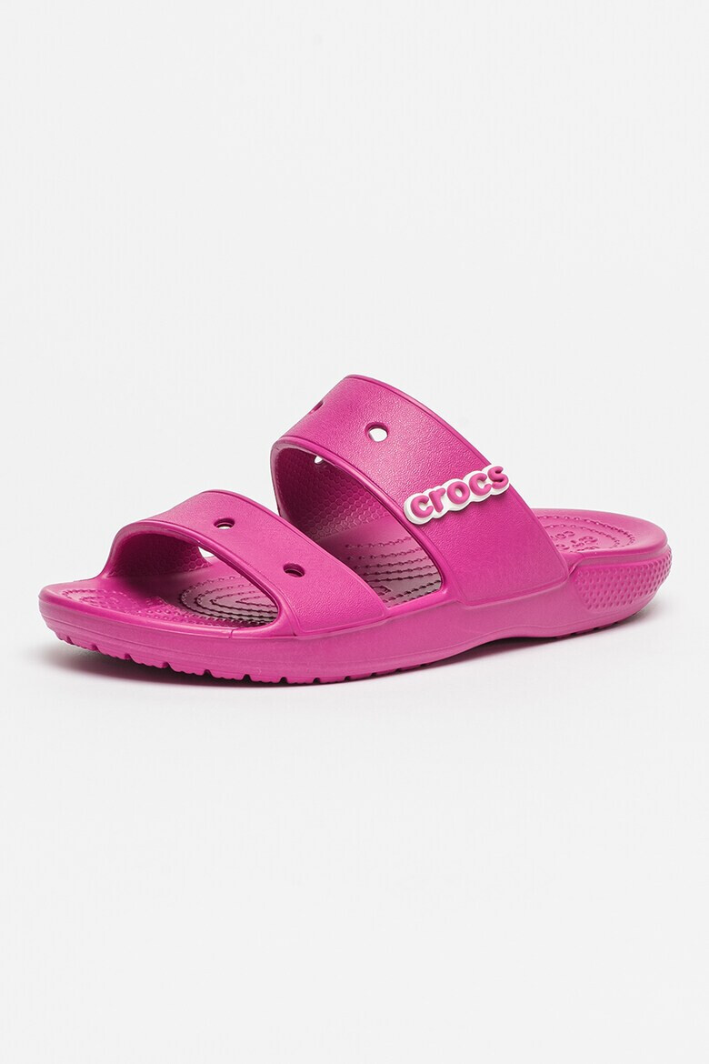Crocs Унисекс чехли Classic с лого - Pepit.bg
