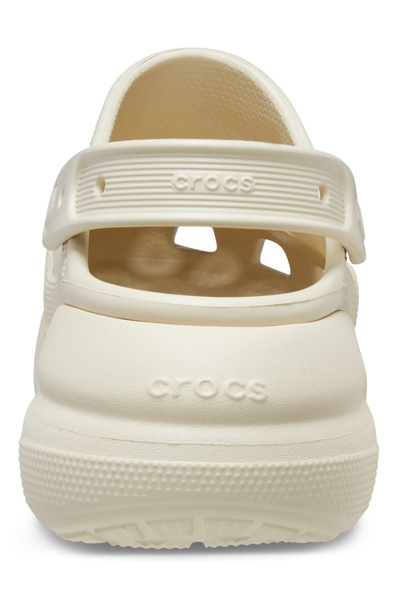Crocs Скосен крокс Crush с каишка на петата - Слонова кост - Pepit.bg