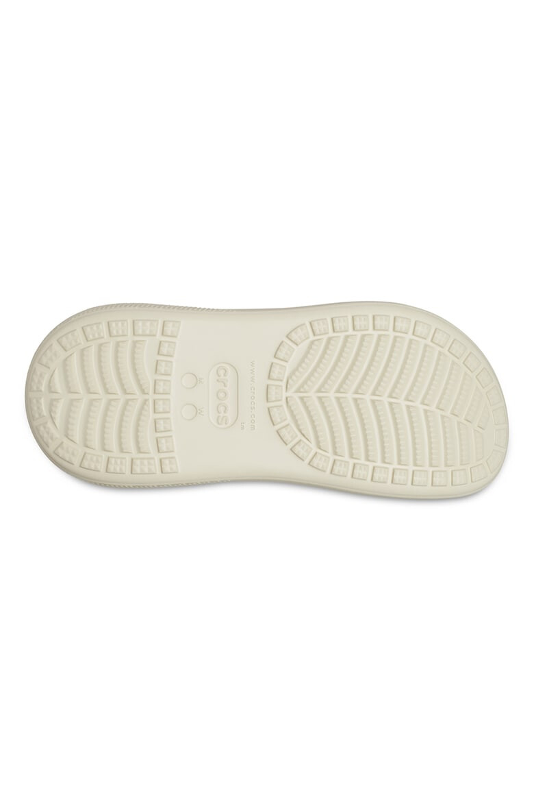 Crocs Скосен крокс Crush с каишка на петата - Слонова кост - Pepit.bg