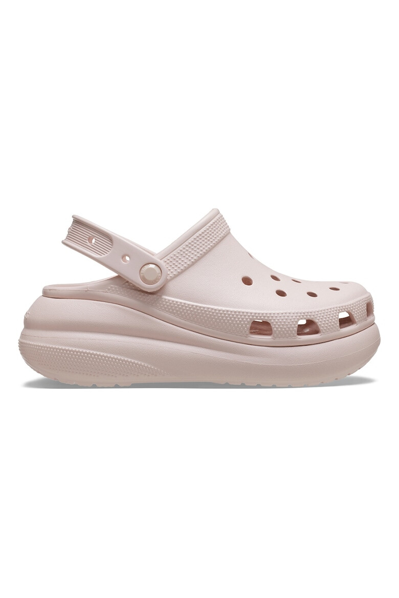 Crocs Скосен крокс Crush с каишка на петата - Бледо розово - Pepit.bg