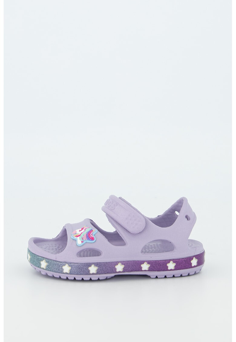 Crocs Велкро сандали с апликация на еднорог - Pepit.bg