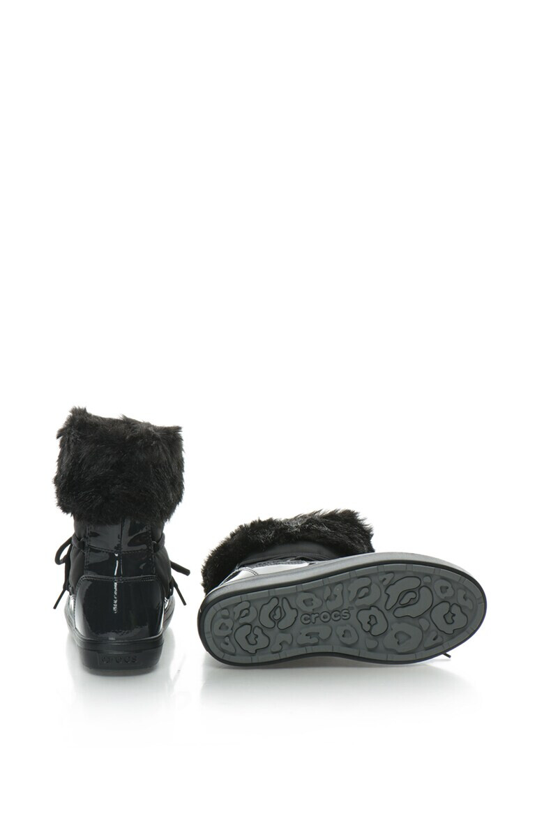 Crocs Зимни ботуши с еко пух - Pepit.bg