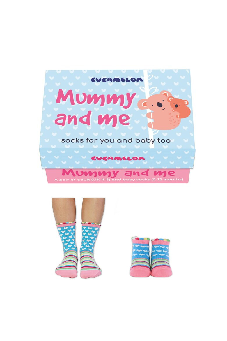 Cucamelon Дълги чорапи Mommy&Baby - 2 чифта - Pepit.bg