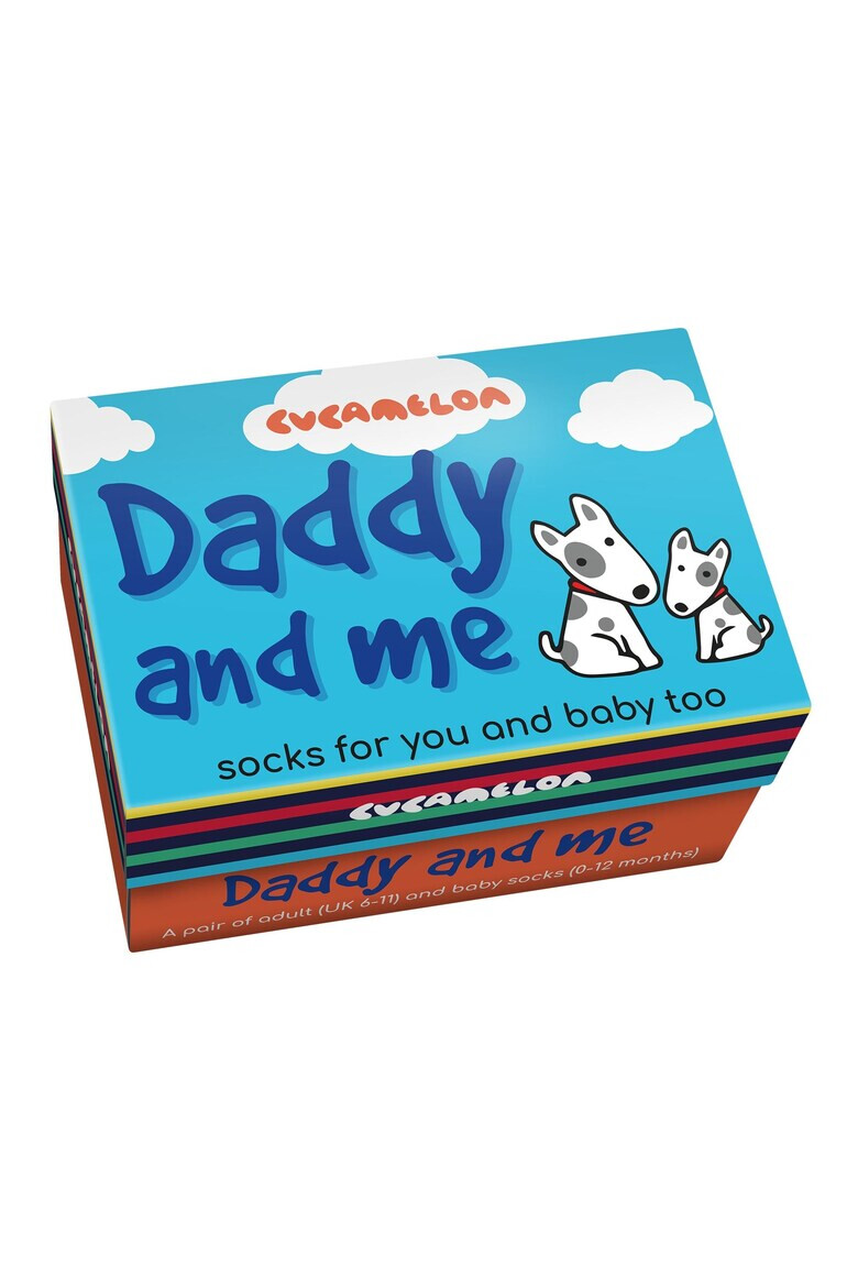 Cucamelon Раирани чорапи Dad&Baby - 2 чифта - Pepit.bg