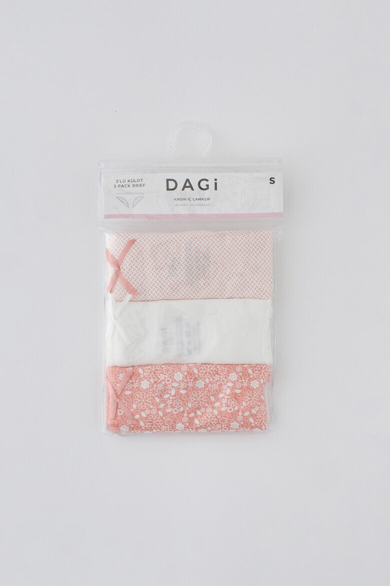 DAGI Десенирани бикини - 3 чифта - Pepit.bg