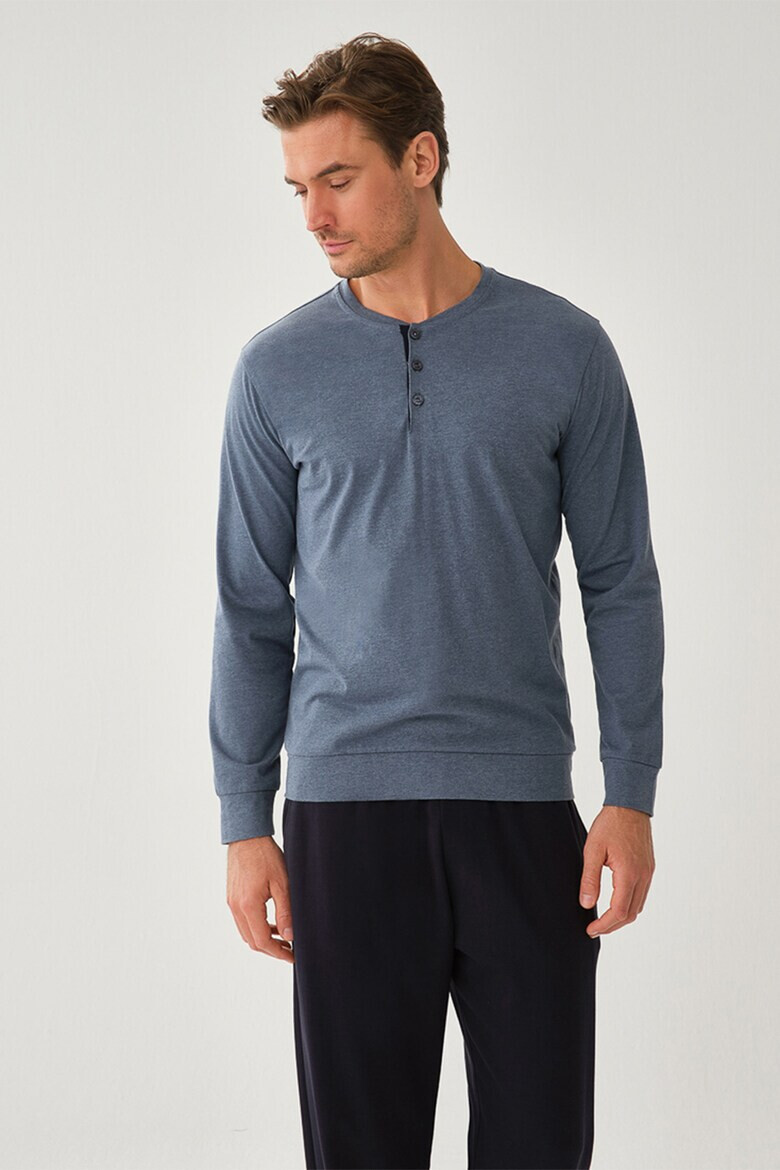 DAGI Пижама с деколте Henley - Pepit.bg