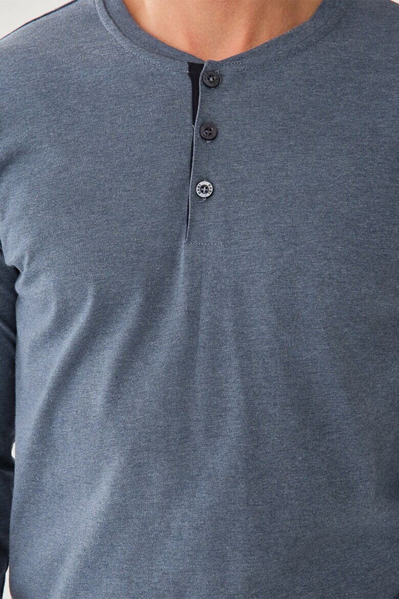 DAGI Пижама с деколте Henley - Pepit.bg
