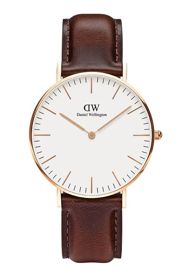 Daniel Wellington Часовник с кожена каишка - Pepit.bg