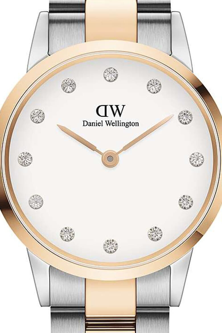 Daniel Wellington Двуцветен часовник с кристали - Pepit.bg