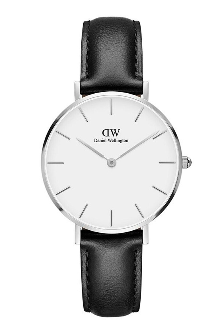 Daniel Wellington Кварцов часовник с кожена каишка - Pepit.bg