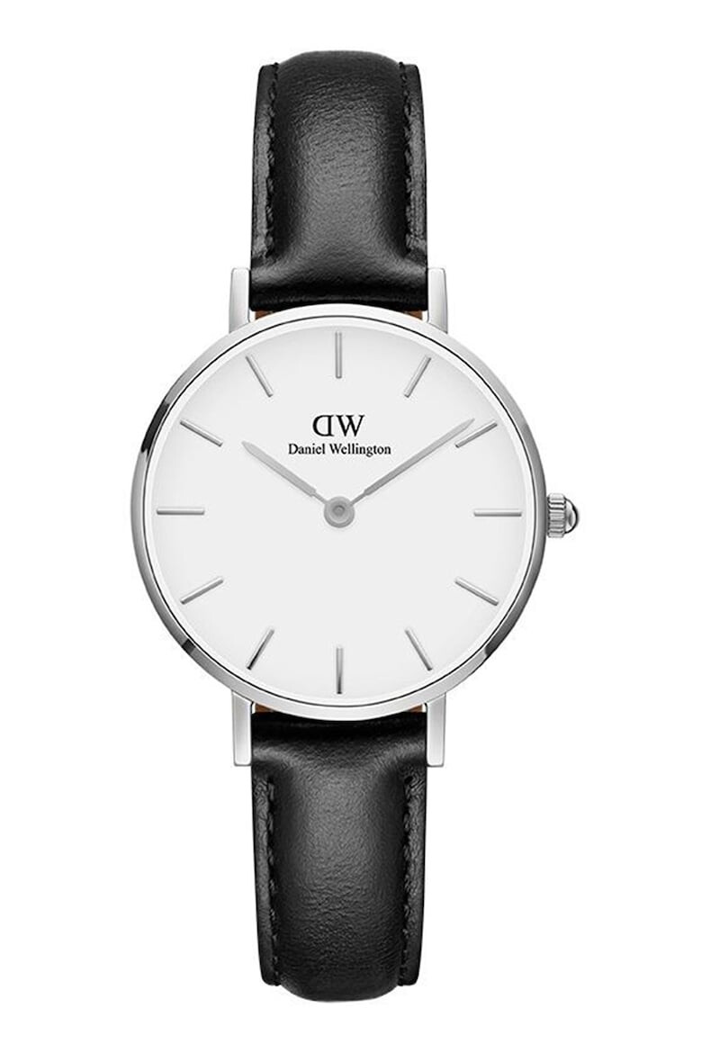 Daniel Wellington Кварцов часовник с кожена каишка - Pepit.bg