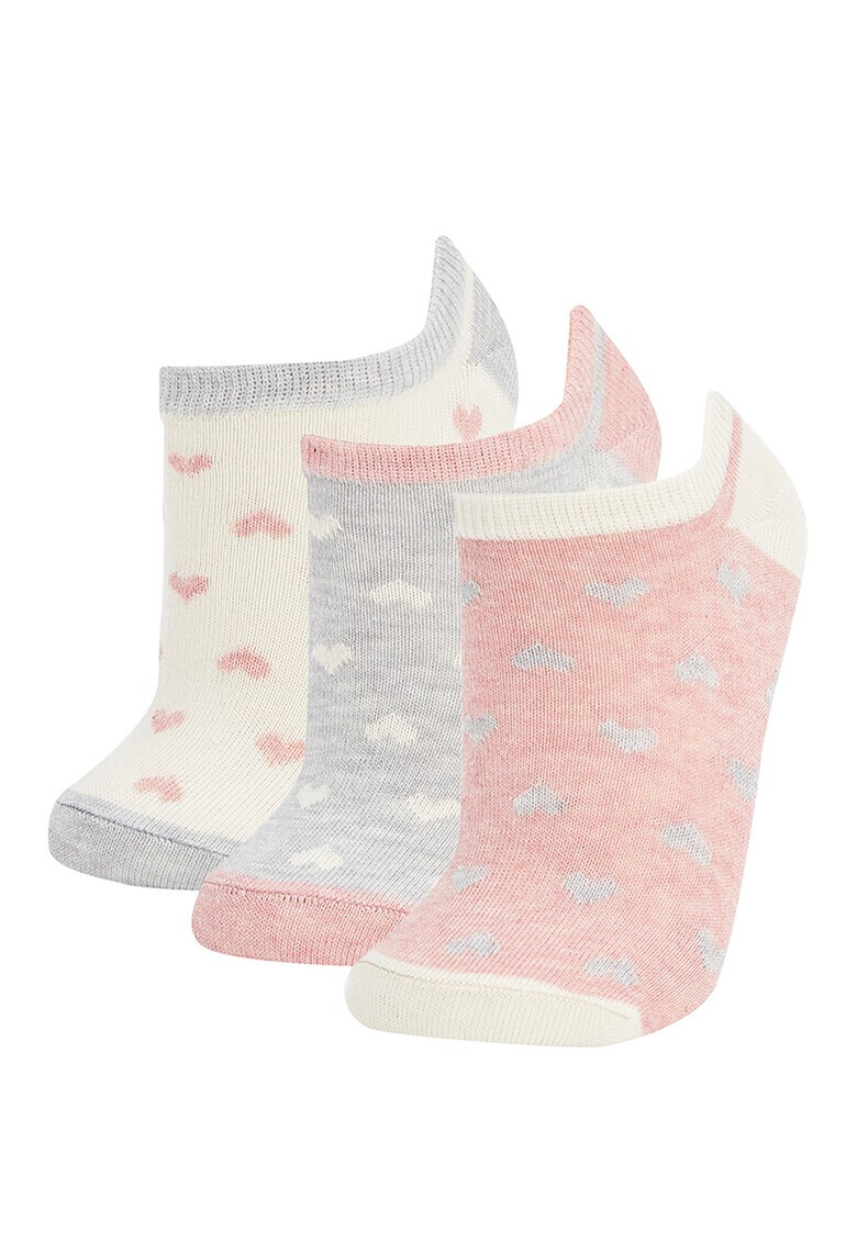 DeFacto Чорапи до глезена - 3 чифта - Pepit.bg