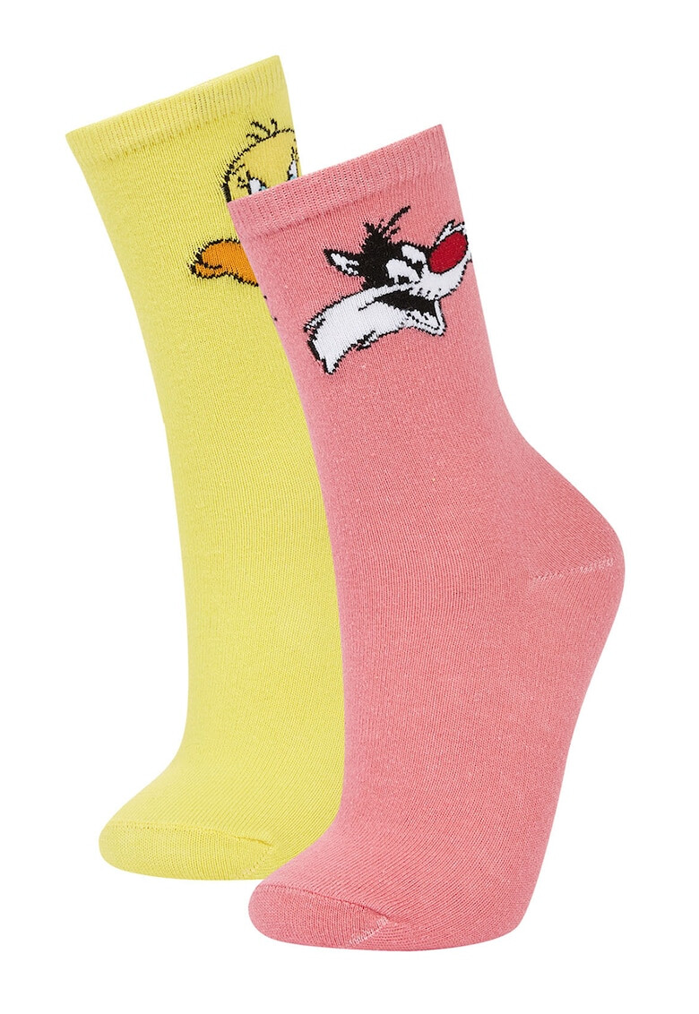 DeFacto Чорапи Sylvester & Tweety 2 чифта - Pepit.bg