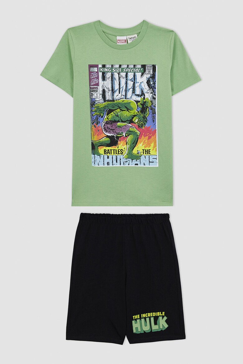 DeFacto Къса пижама с шарка на Hulk - Pepit.bg