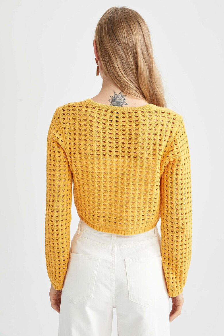 DeFacto Къса жилетка с ажур - Pepit.bg