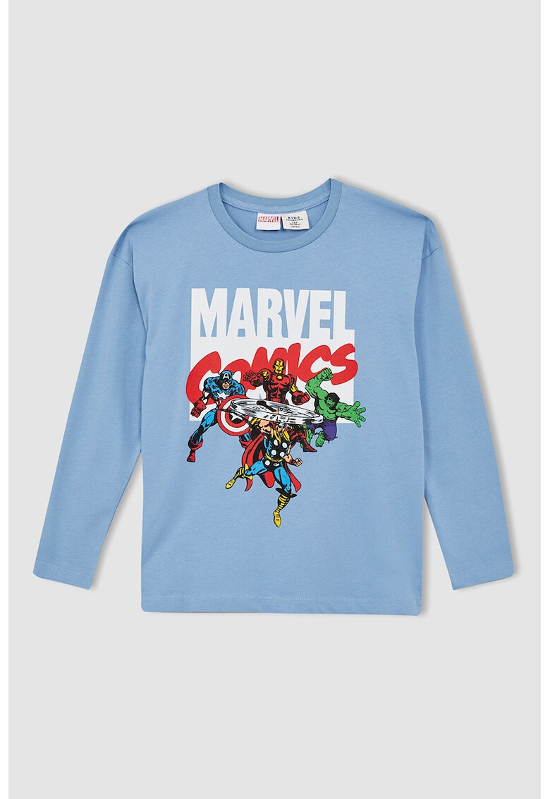 DeFacto Памучна блуза с щампа Marvel - Pepit.bg