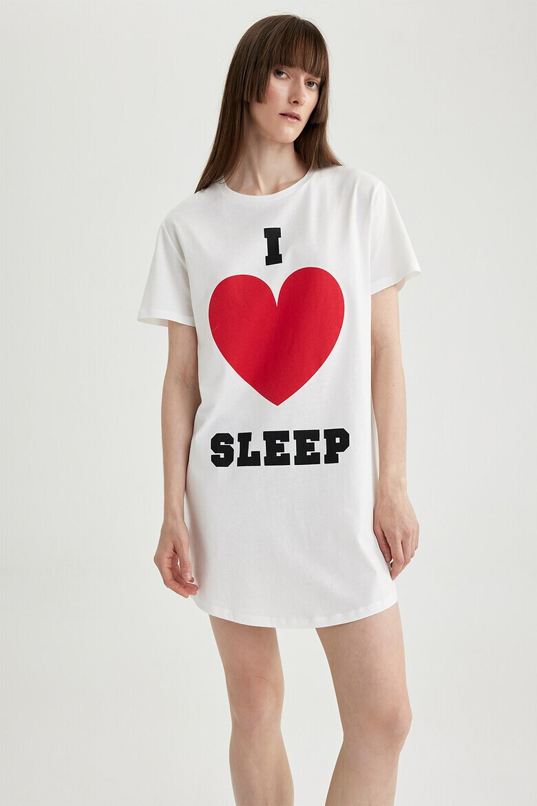 DeFacto Памучна нощница Fall in Love - Pepit.bg