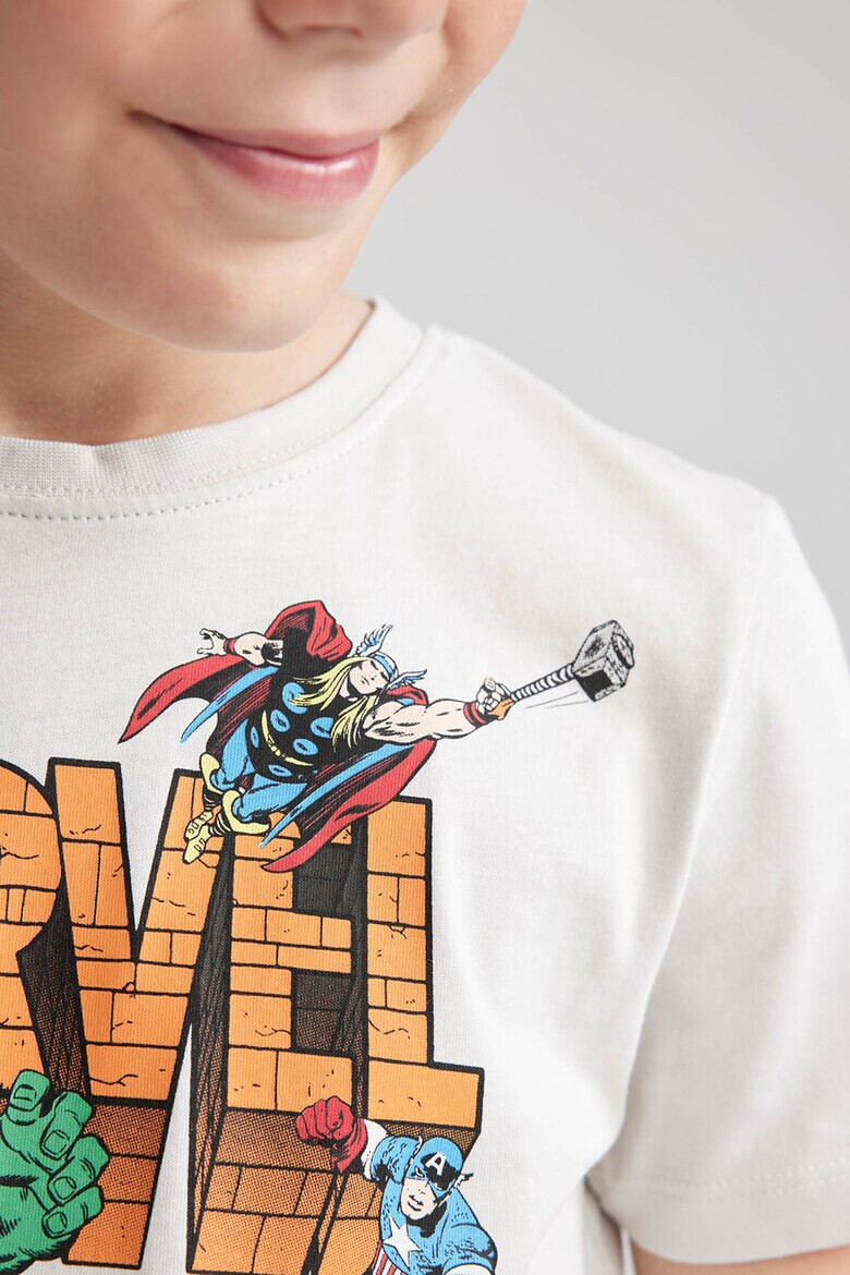 DeFacto Памучна тениска с щампа Marvel - Pepit.bg