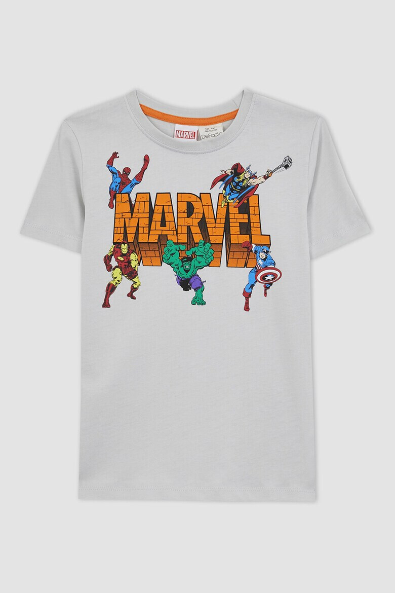 DeFacto Памучна тениска с щампа Marvel - Pepit.bg