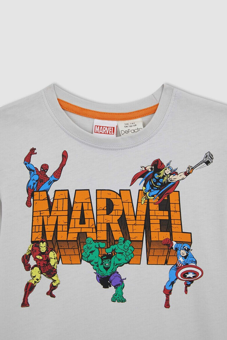 DeFacto Памучна тениска с щампа Marvel - Pepit.bg