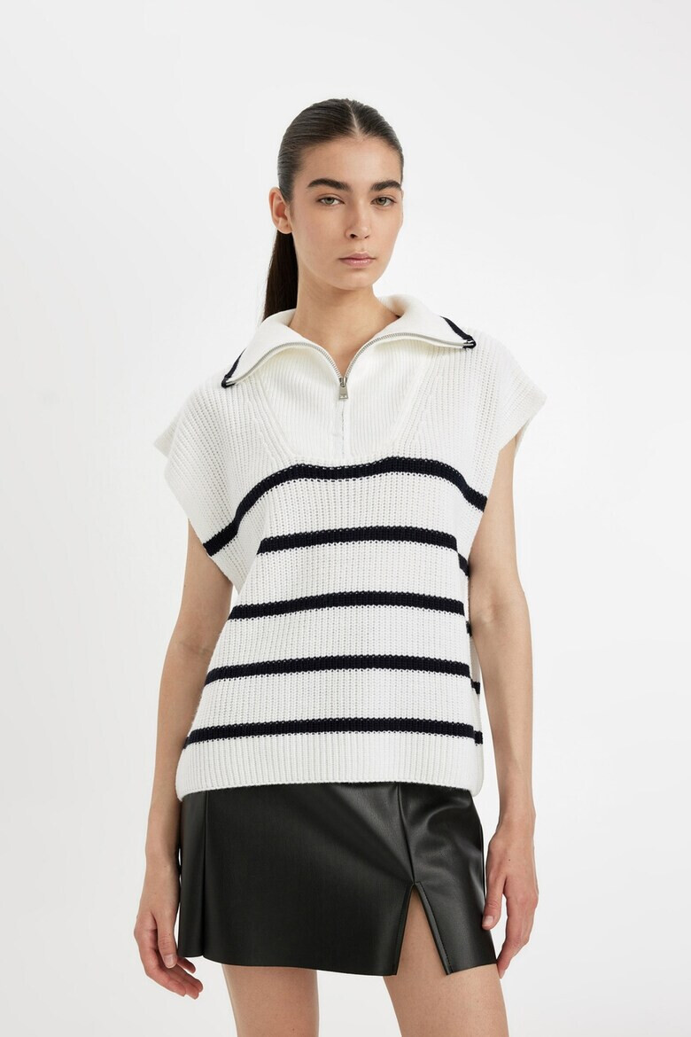 DeFacto Пуловер без ръкави с яка - Pepit.bg