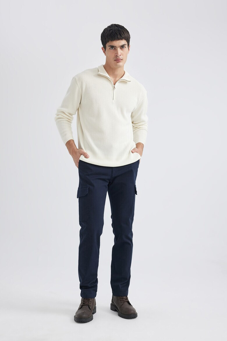 DeFacto Пуловер с къс цип - Pepit.bg