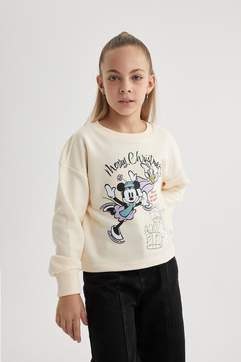 DeFacto Суитшърт с принт на Minnie Mouse - Pepit.bg
